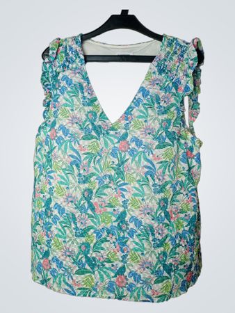 Cache Cache Floral Ärmelloses Top