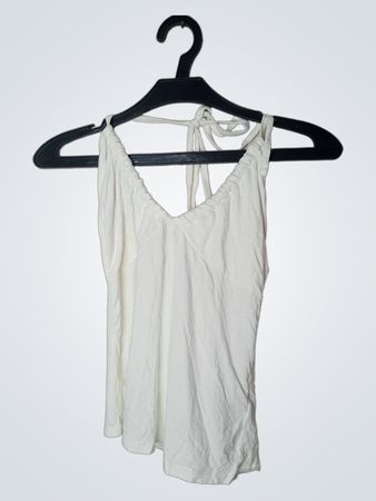 NA-KD Weißes Halterneck Tanktop