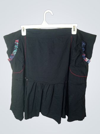 Tadzo Black Ruffled Skirt