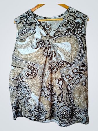 CANDA COLLECTION BEI C&A Ärmellose Bluse mit Paisley-Druck