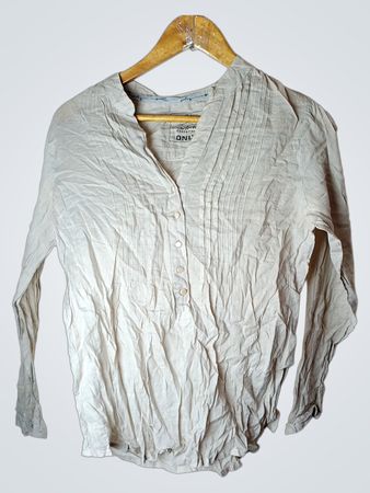 ONLY Langarm-Hemd mit Knöpfen