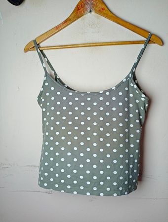 MONTEGO Damen Polka Dot Cami Top