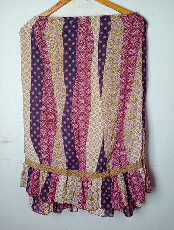 EASY WEAR Bohemian Print Maxi Rock