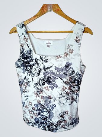 Kingfield Floral Print Ärmelloses Top