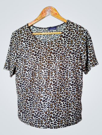 C'est Ça! Leopard Print T-Shirt