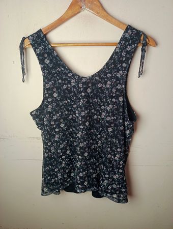 Blind Date Floral Print Tank Top