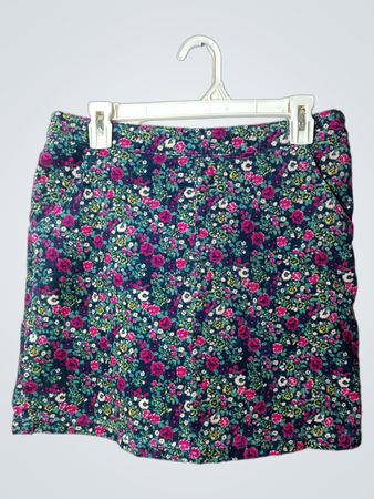 Tu Woman Floral Corduroy Minirock