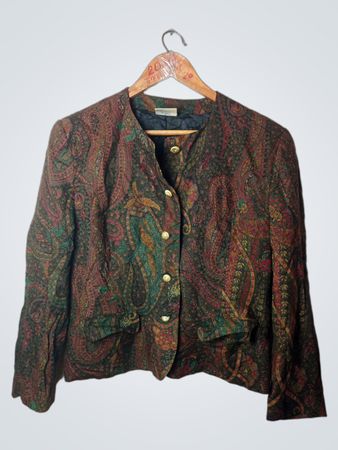 Eastex Paisley Print Blazer