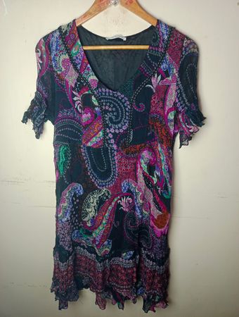Paisley-Print-Kleid