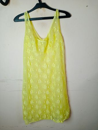 Chantemante Gelbes Spitzen-Unterkleid