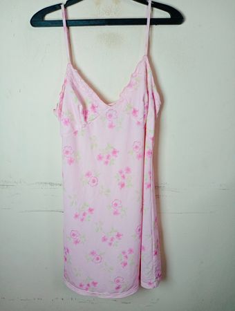 Darjeeling Lingerie Pink Floral Slip Dress