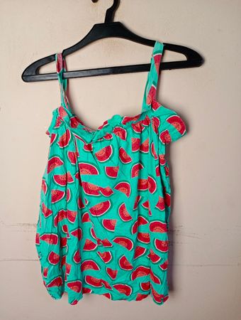 YIGGA Wassermelonen-Print-Top