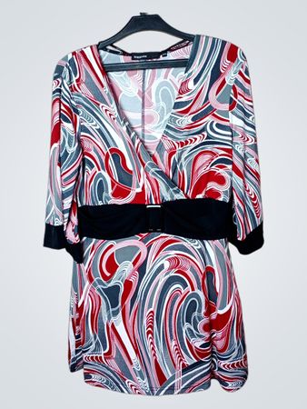 KappAhl Damen bedrucktes Kleid