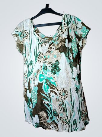 GINA BENOTTI Floral Print Top