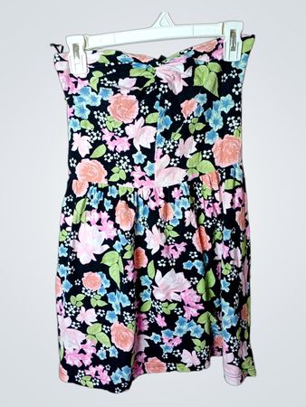 Divided by H&M Blumen trägerloses Kleid
