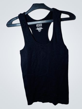 ACTIVE BASIC Schwarzes Racerback Tanktop