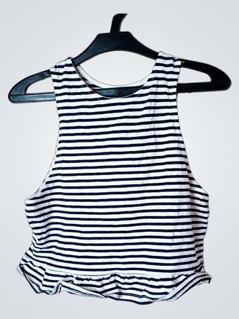 H&M Divided Gestreiftes Cropped Tanktop