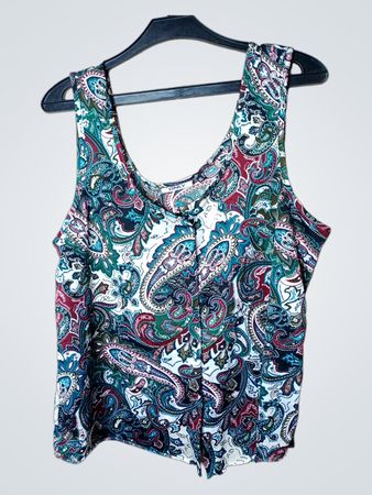 ONLY Paisley Print Ärmelloses Top