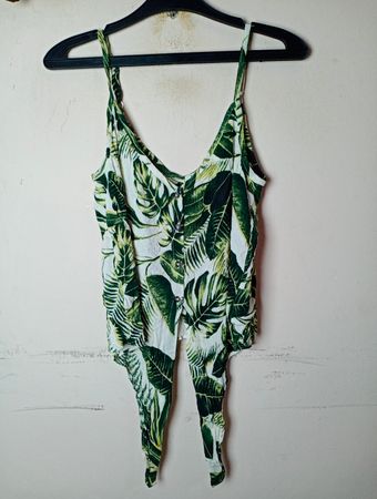 H&M Tropical Print Cami Top
