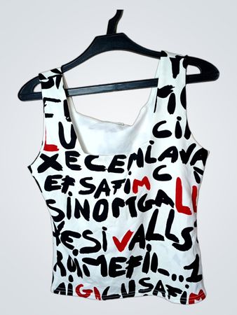 Flash Jeans Grafikdruck Tanktop