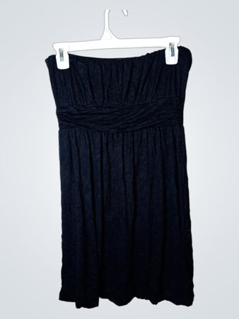 BLIND DATE CASUAL Schwarzes trägerloses Kleid