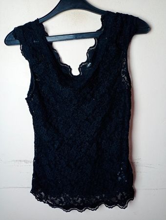 Street One Schwarzes Spitzentop