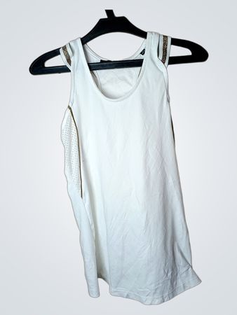 Weißes Tanktop