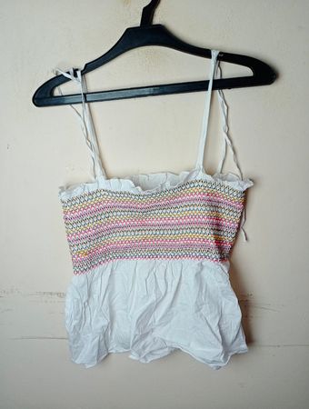 H&M Smocked Cami Top