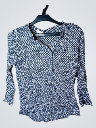 GOA Damen Blaue Bedruckte Bluse