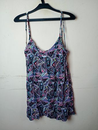 H&M Bedrucktes Mini-Kleid