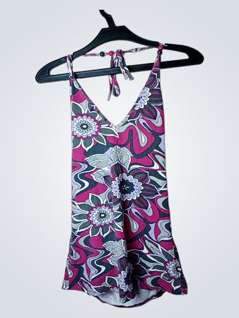Street One Halter Neck Floral Print Mini Dress