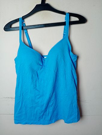BLUE MOTION Damen Blau Tank Top Größe M