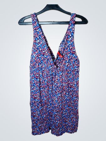 H&M Floral Print V-Neck Sleeveless Dress