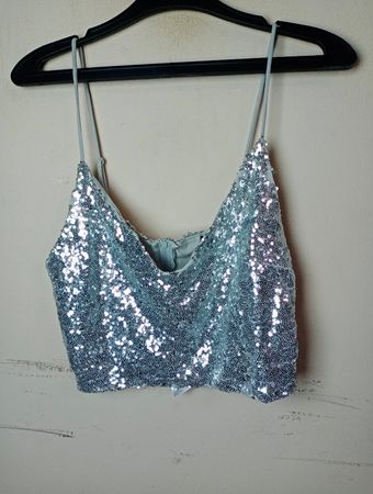 Amisu Pailletten Cami Top