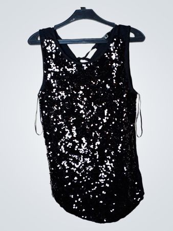Mango Pailletten Tanktop