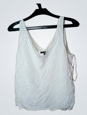 Esprit Weißes Ärmelloses V-Ausschnitt Top
