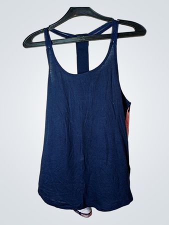 H&M Damen Blau Racerback Tank Top