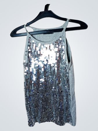 Vero Moda Pailletten-Trägershirt