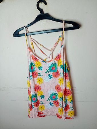Edc Floral Print Tank Top