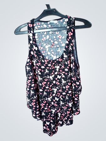 AMISU Floral Print Tank Top