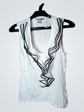H&M Ärmelloses Rüschentop