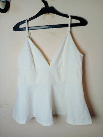 H&M Weißes Cami-Top