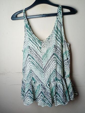 H&M Ärmelloses Peplum-Top