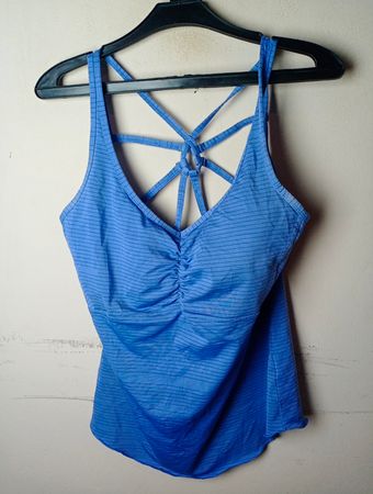 Volcom Blau Gestreiftes Tanktop