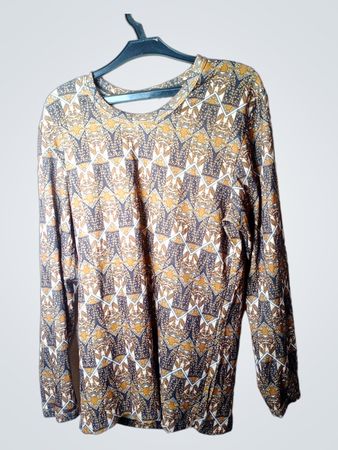 Langarmshirt mit geometrischem Muster