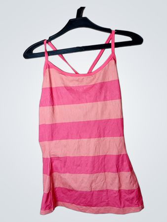 Old Navy Pink Gestreiftes Tanktop