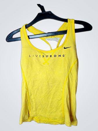 Nike Livestrong Dri-Fit Gelbes Tanktop