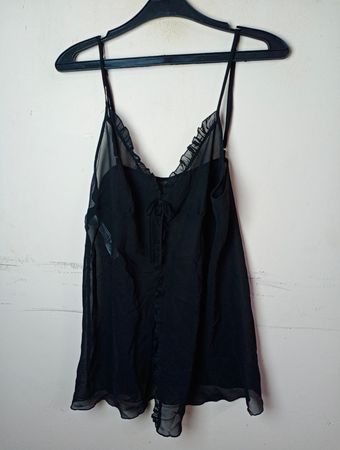 Avon Black Sheer Babydoll Lingerie