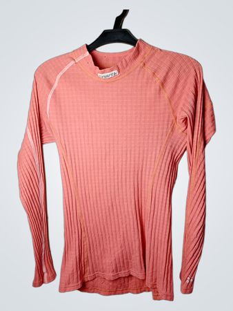 Craft Coral Geripptes Langarm-Thermoshirt