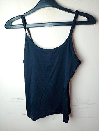 Vivance Black Spaghetti-Top mit Trägern